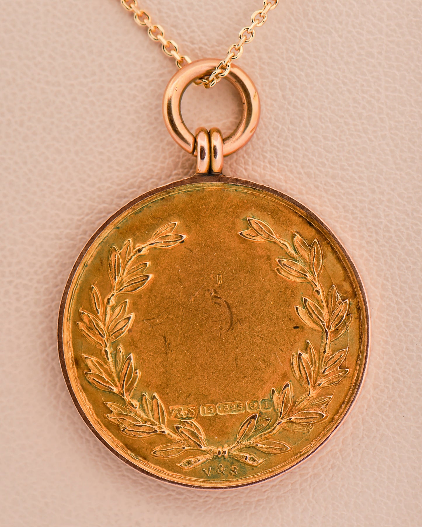 Antique "London Football Association" Gold Soccer Medallion