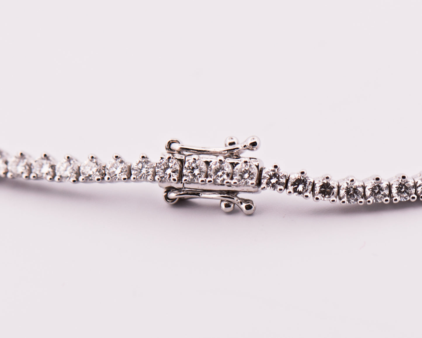 16-Inch Graduated Diamond Riviera Necklace