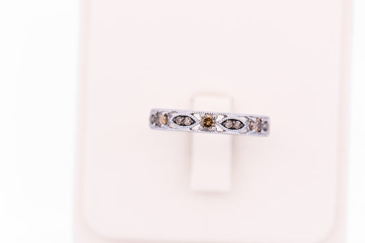 Estate LeVian Champagne Diamond Wedding Band