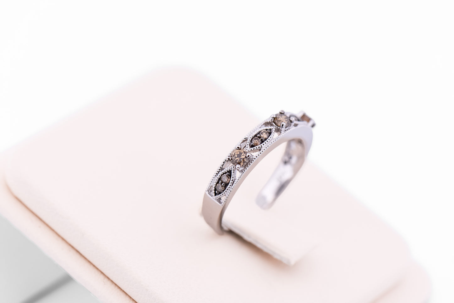 Estate LeVian Champagne Diamond Wedding Band