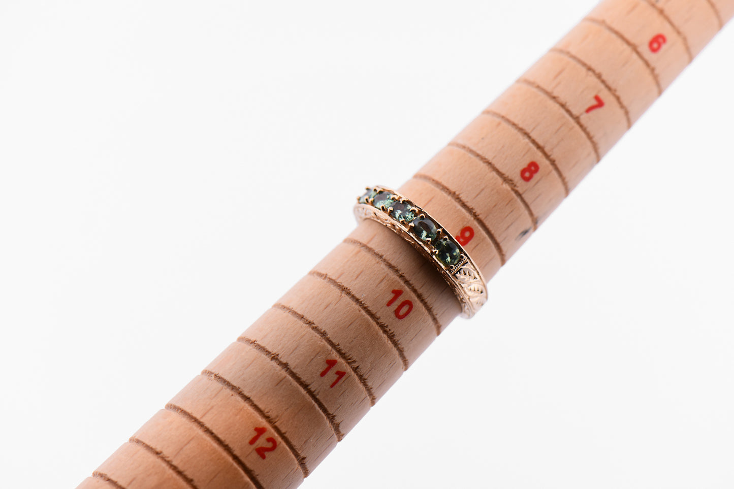 Estate Natural Alexandrite Wedding Band by Generations 1912