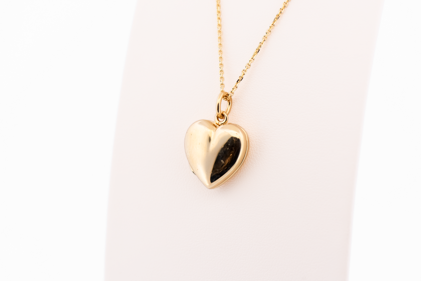Estate Tiffany & Co Heart Shaped Locket in 14k Yellow Gold