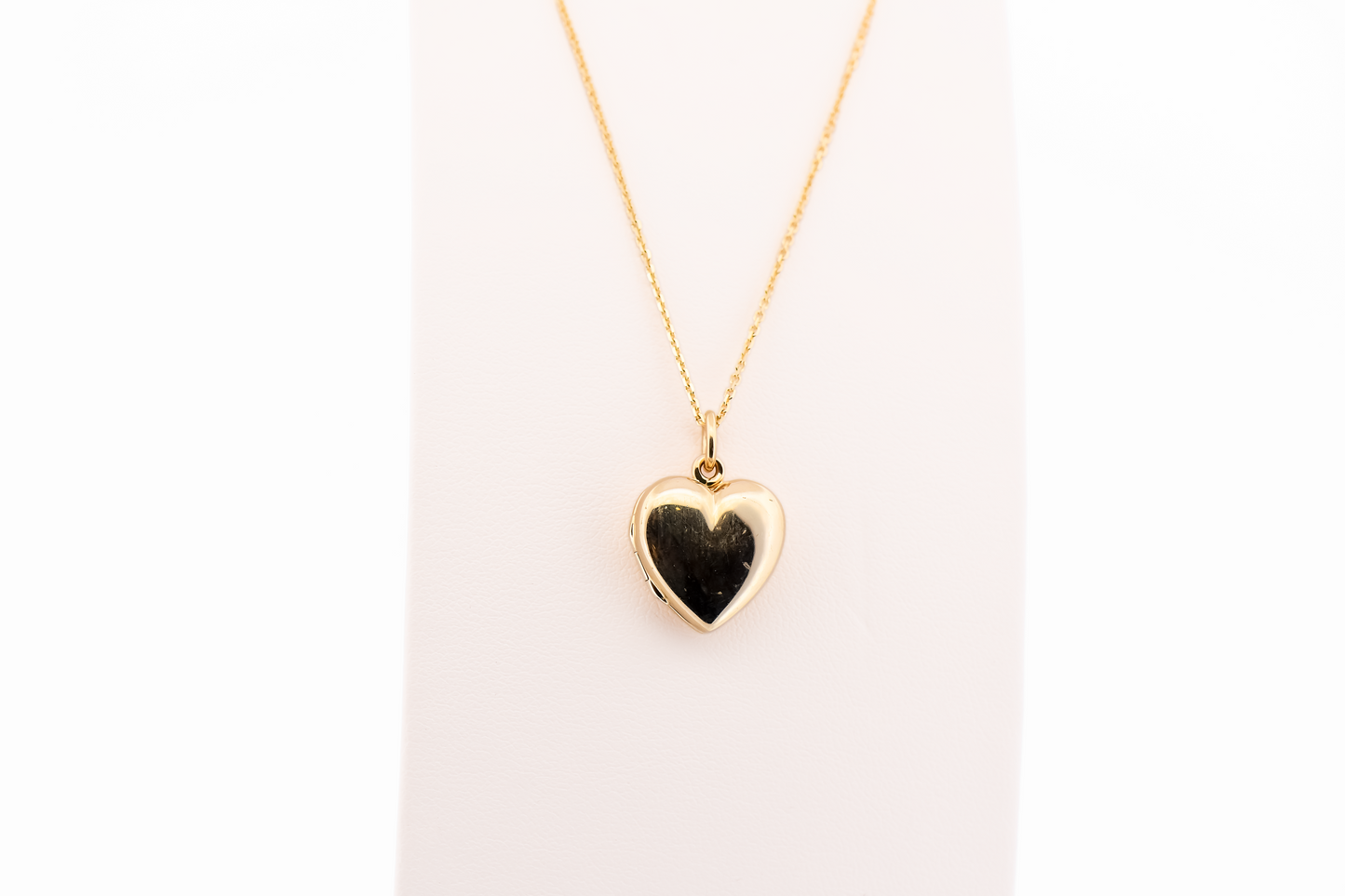 Estate Tiffany & Co Heart Shaped Locket in 14k Yellow Gold