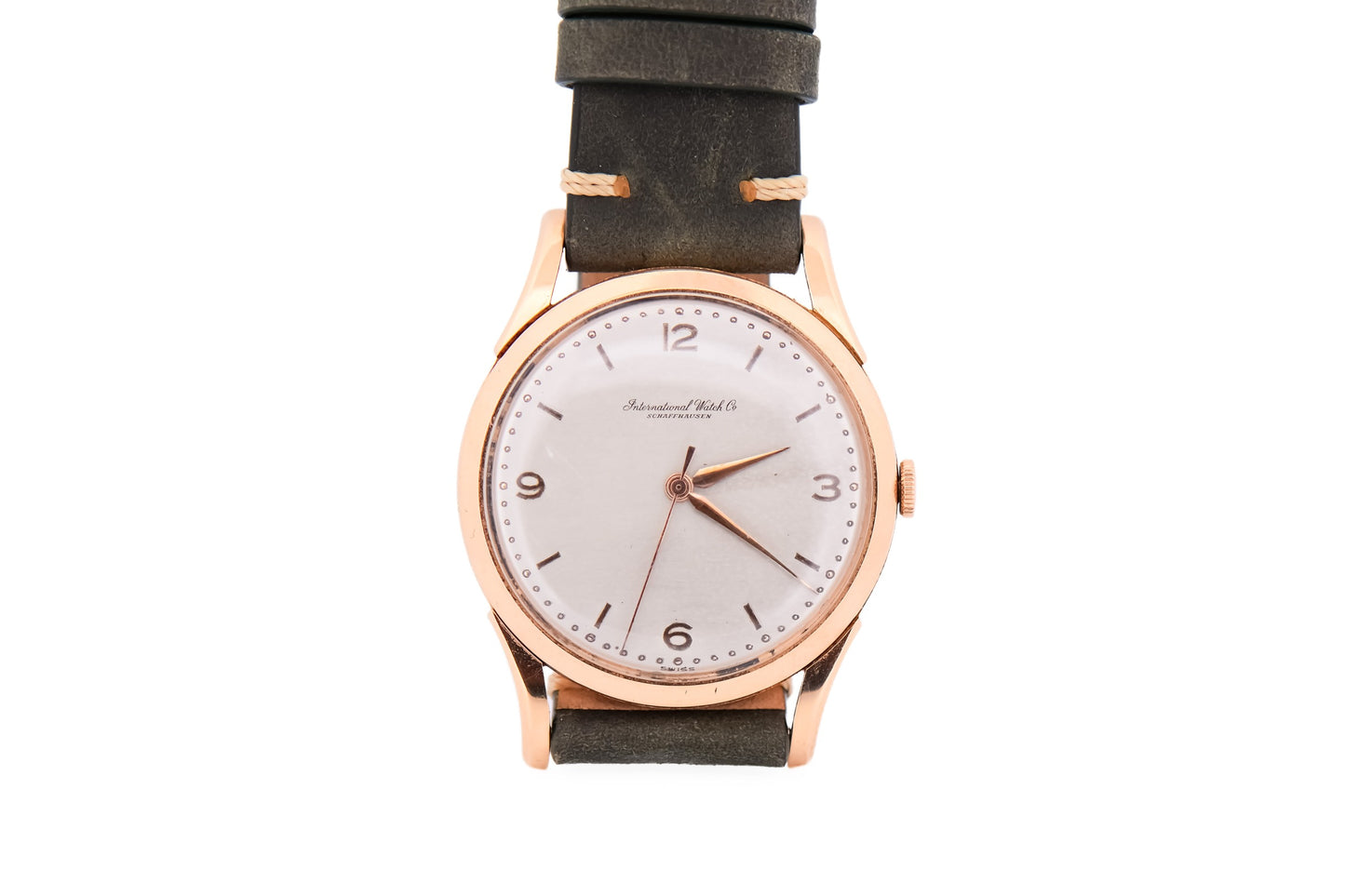 Exceptional Quality 36mm IWC Schaffhausen Mechanical Dress Wrist Watch in Solid 18k