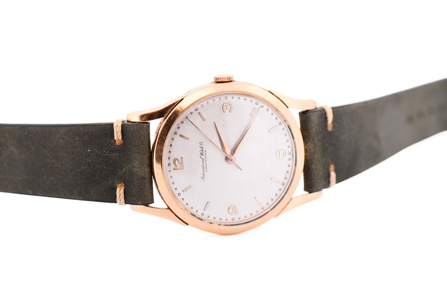 Exceptional Quality 36mm IWC Schaffhausen Mechanical Dress Wrist Watch in Solid 18k
