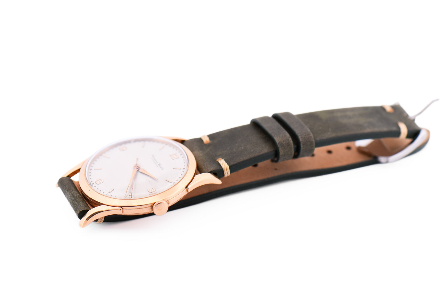 Exceptional Quality 36mm IWC Schaffhausen Mechanical Dress Wrist Watch in Solid 18k