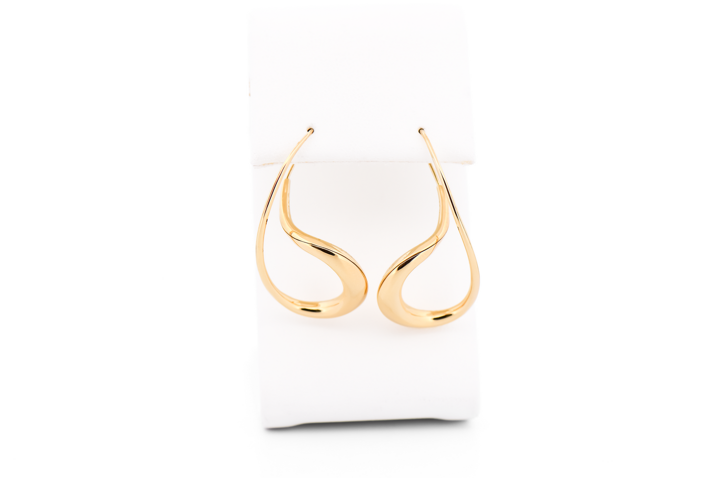 Freeform 18K Yellow Gold Earrings by Michael Good