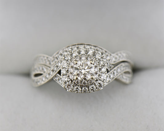 Estate Neil Lane Wedding Set in White Gold