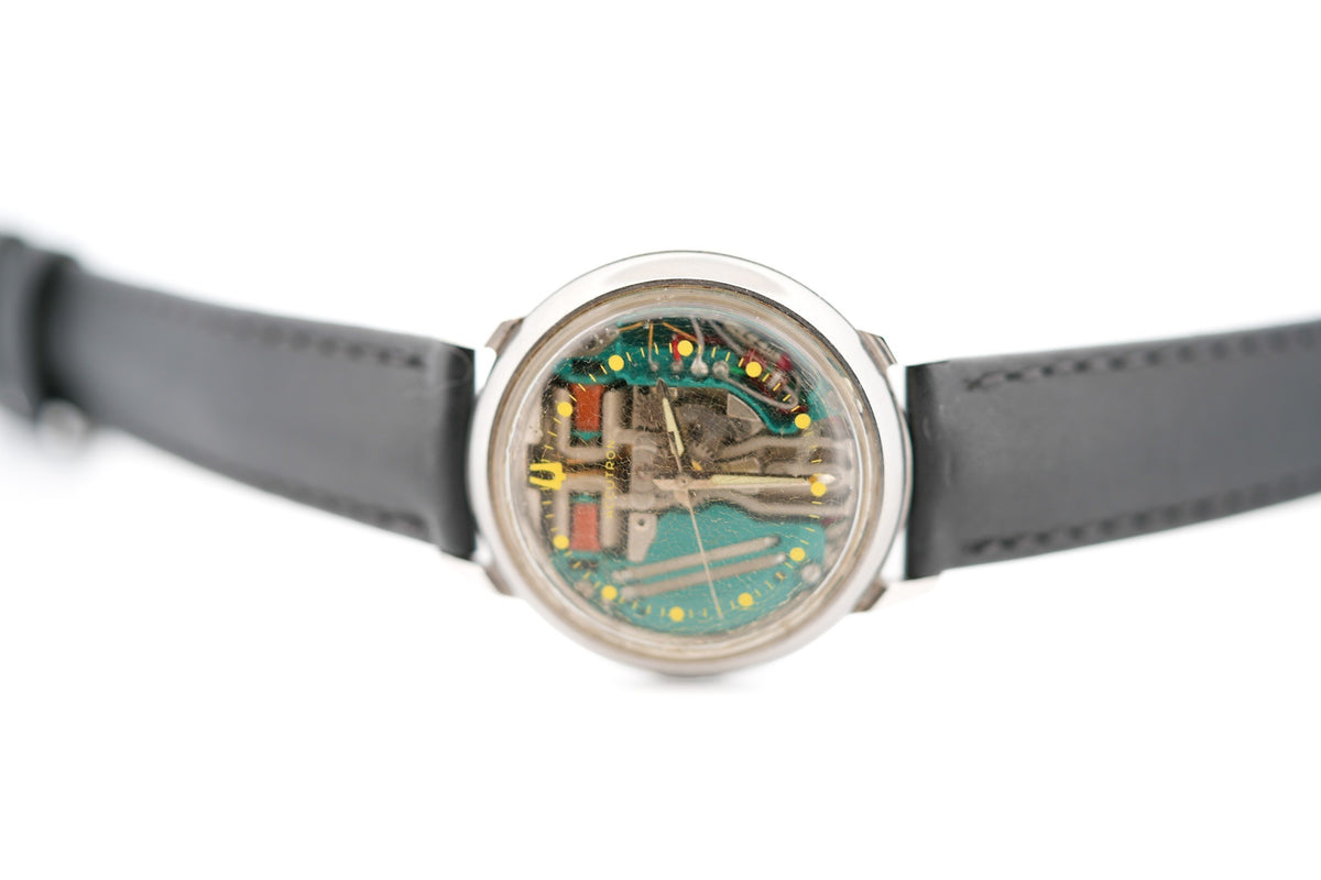 Original Vintage Bulova Accutron Spaceview Wrist Watch (Worn Condition)