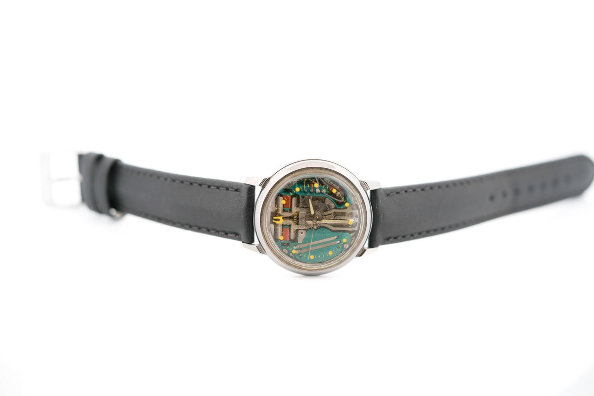 Original Vintage Bulova Accutron Spaceview Wrist Watch (Worn Condition)