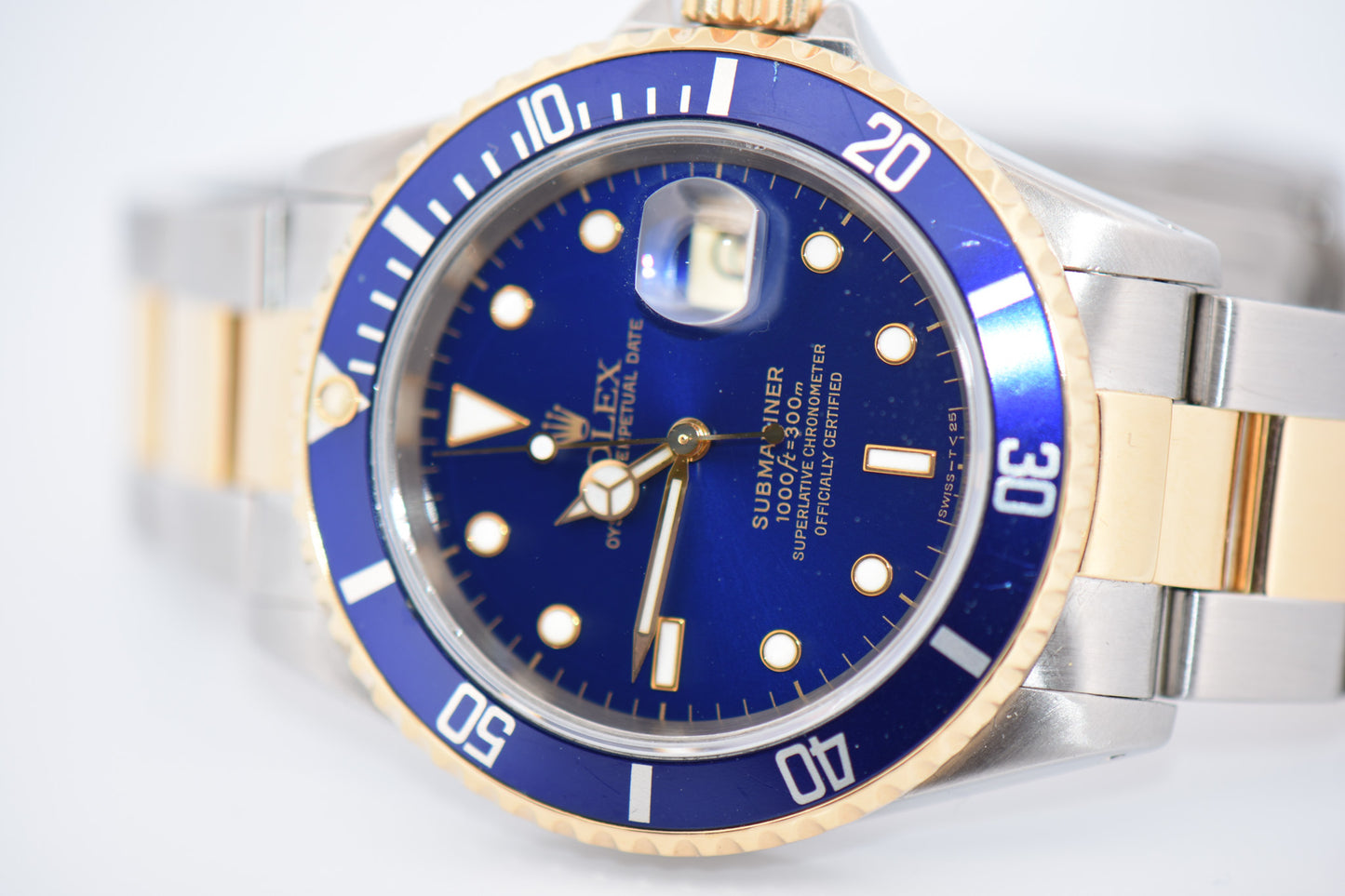 Rolex Submariner "Bluesy" - 18k & Stainless with Blue Dial and Bezel w/Box