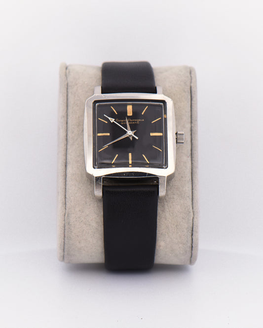Square Girard Perregaux Automatic Wrist Watch with Black Dial