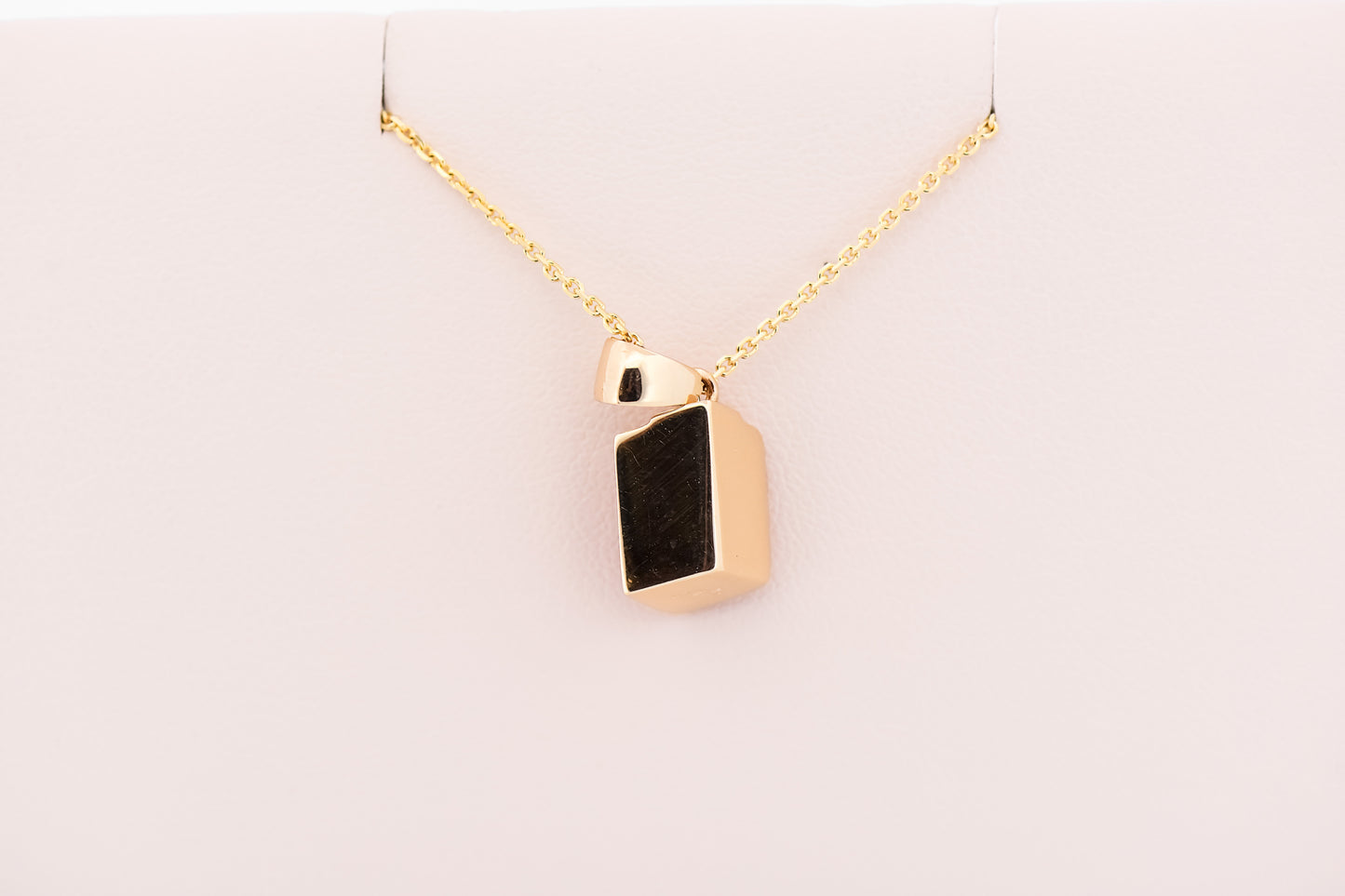 Sweet Home Mine Rhodochrosite Crystal Pendant in 14k Gold