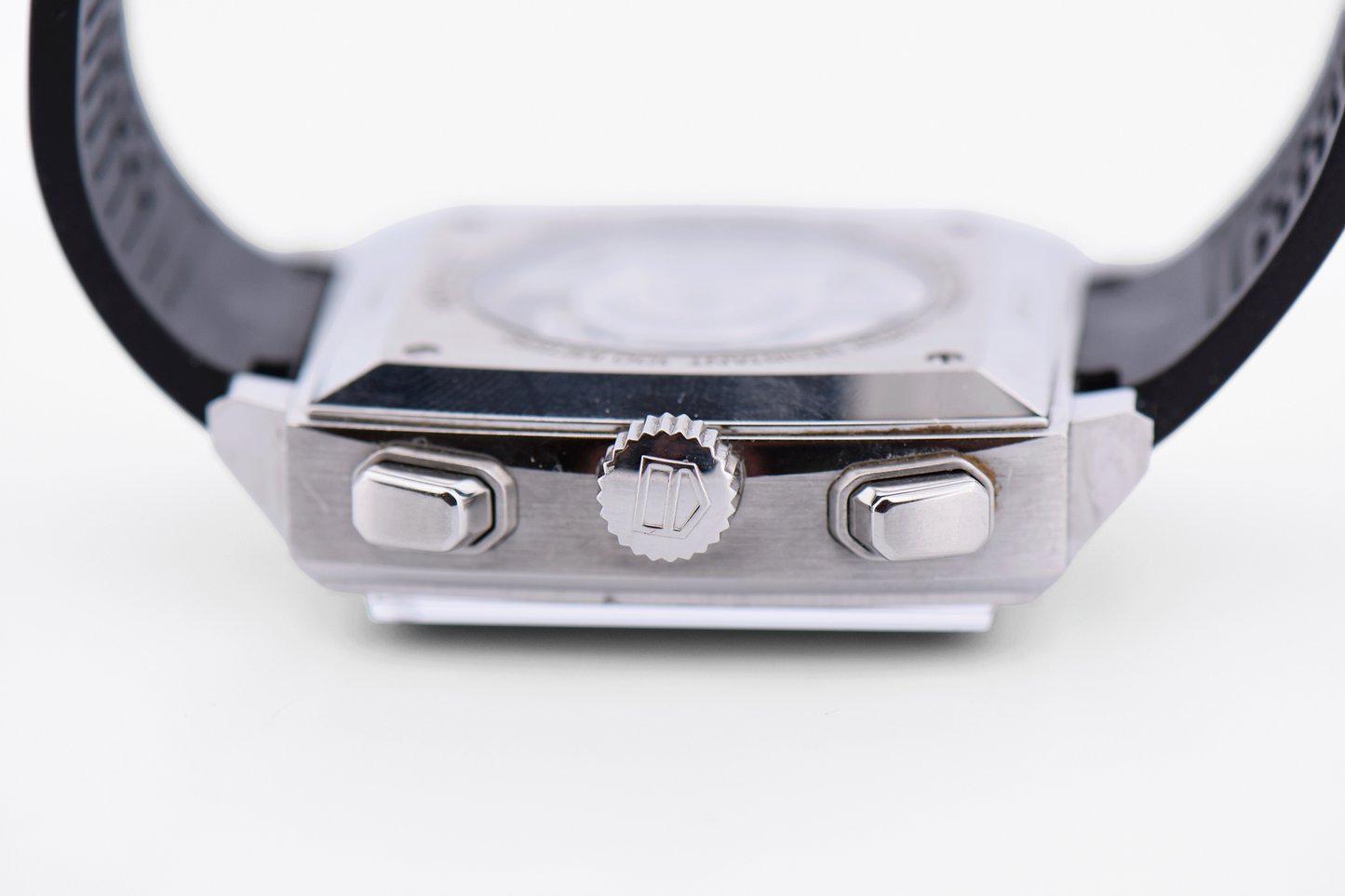 Tag Heuer Monaco Calibre 12 Automatic Chronograph Wristwatch with Blue Dial