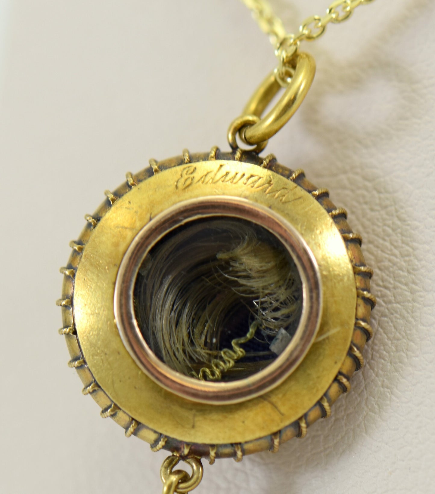 Victorian British 15k Gold Pendant Locket circa 1860