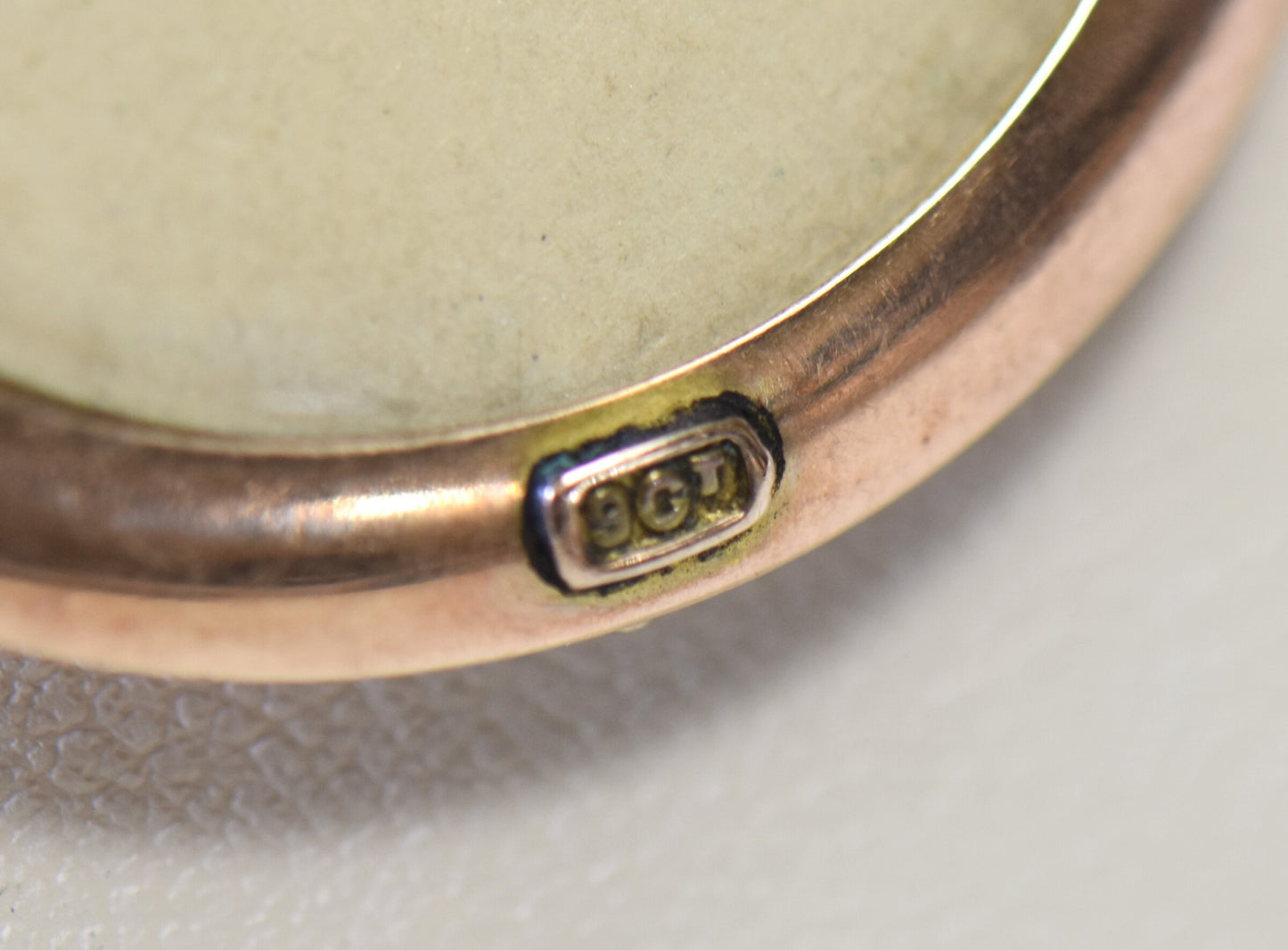 Victorian Rose Gold Locket Reversible Pendant