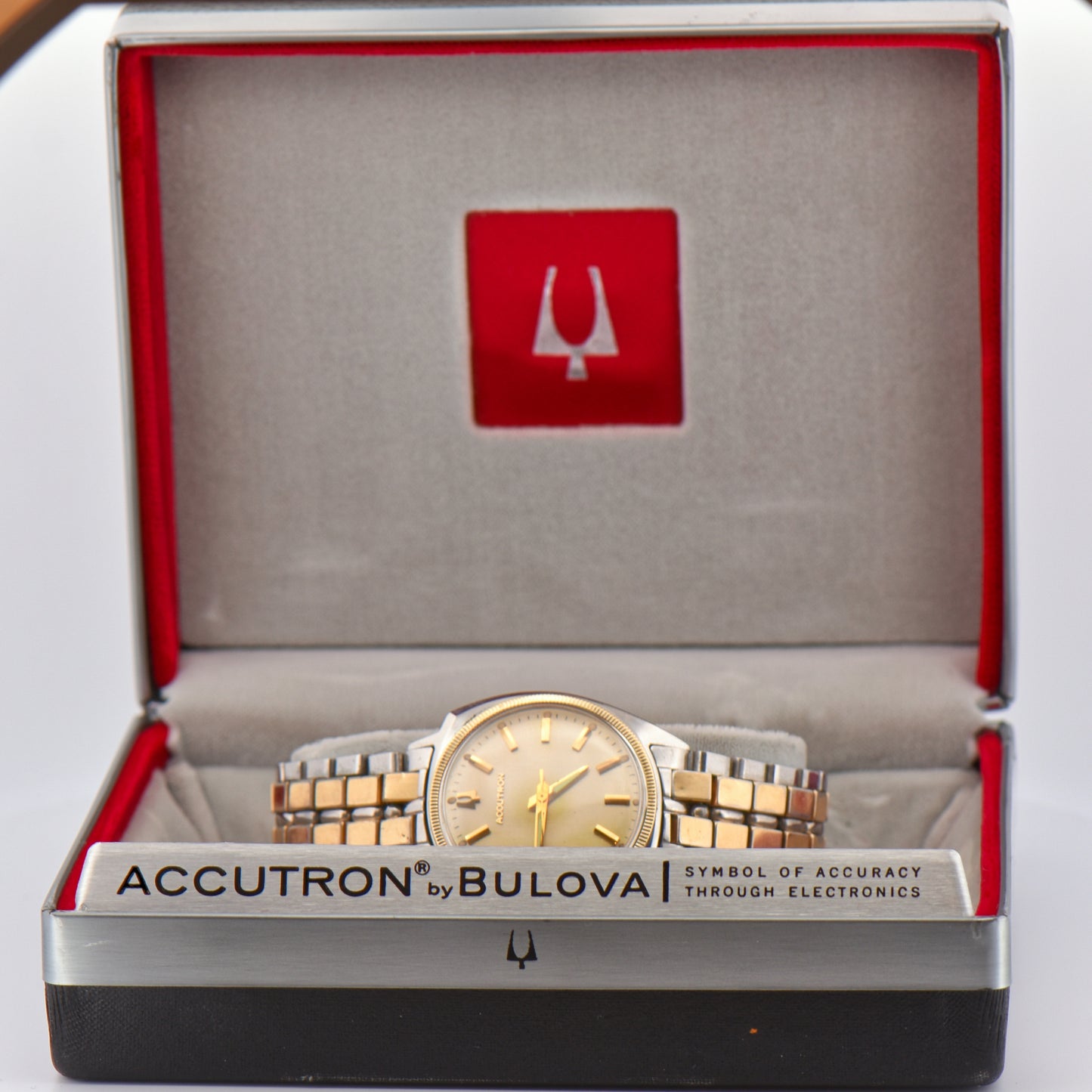 Vintage Bulova Accutron Asymmetrical Watch – With Box & Papers