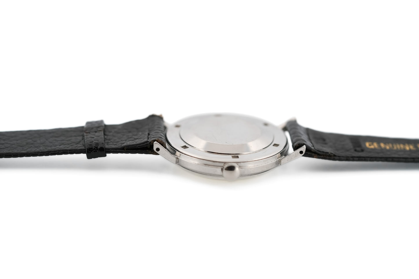Vintage Gubelin Ipsomatic Automatic Wrist Watch in Stainless Steel