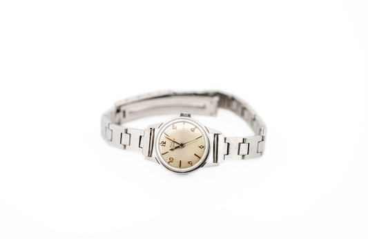 Vintage Ladies Paul Breguette Mechanical Wrist Watch in Stainless Steel
